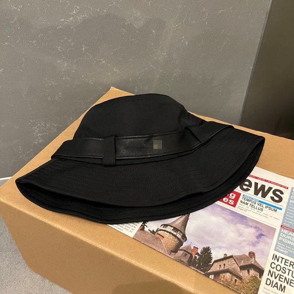 Autumn new fisherman hat, head circumference 57cm black main image 4